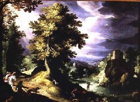 Landscape with a Deer Hunt