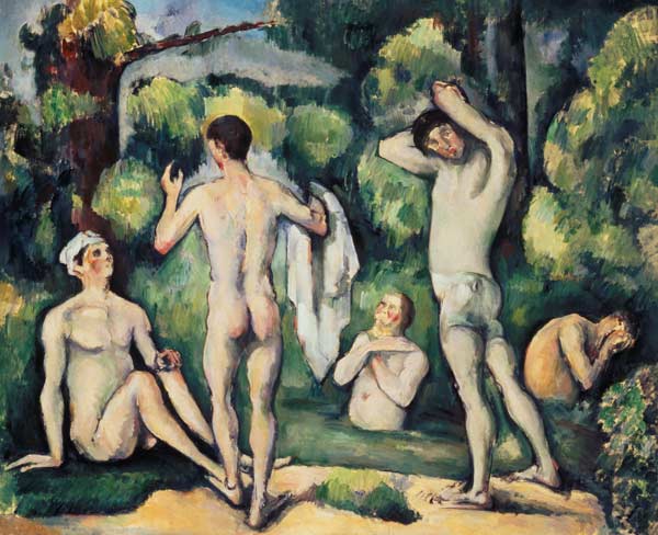 Five bathing de Paul Cézanne
