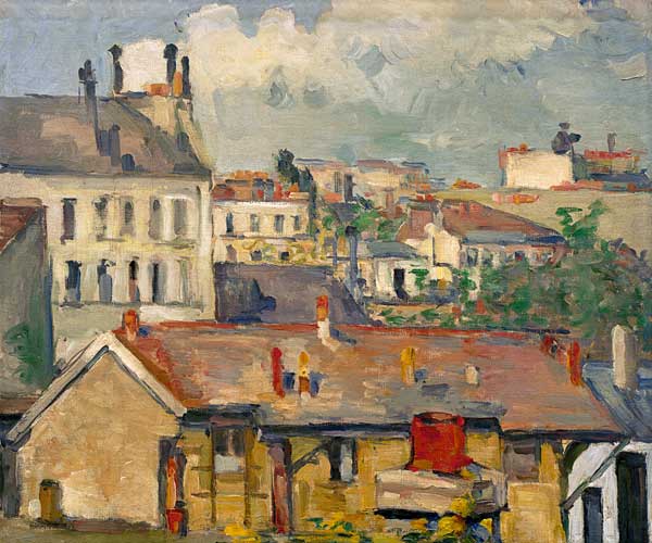 Les toits de Paul Cézanne