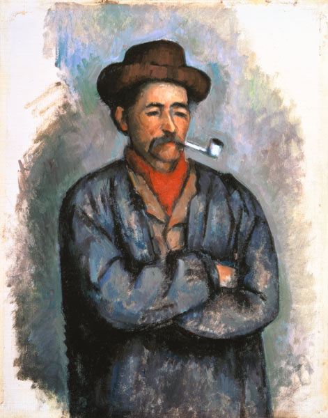 Man with pipe de Paul Cézanne