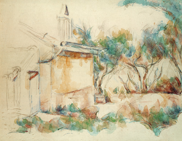 Le Cabanon de Jourdan l (Jordan's hut) de Paul Cézanne