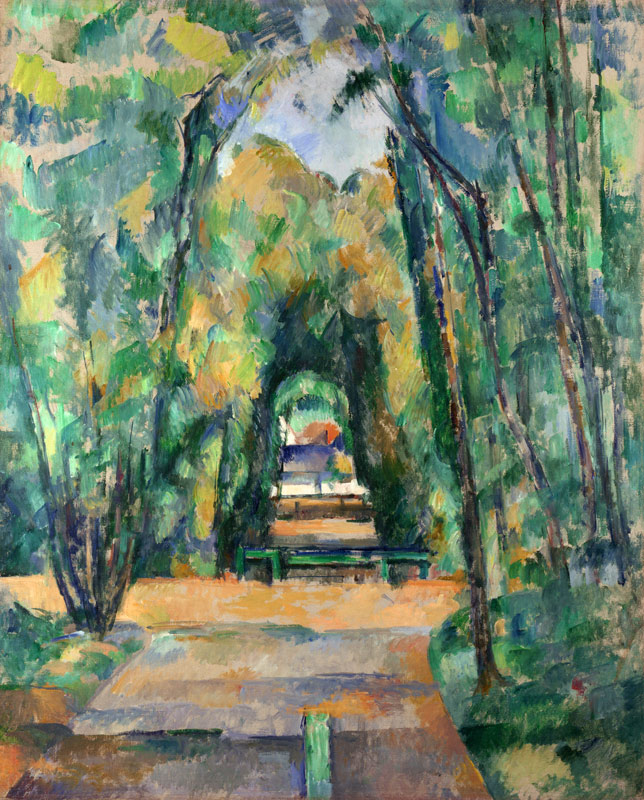 Avenue at Chantilly de Paul Cézanne