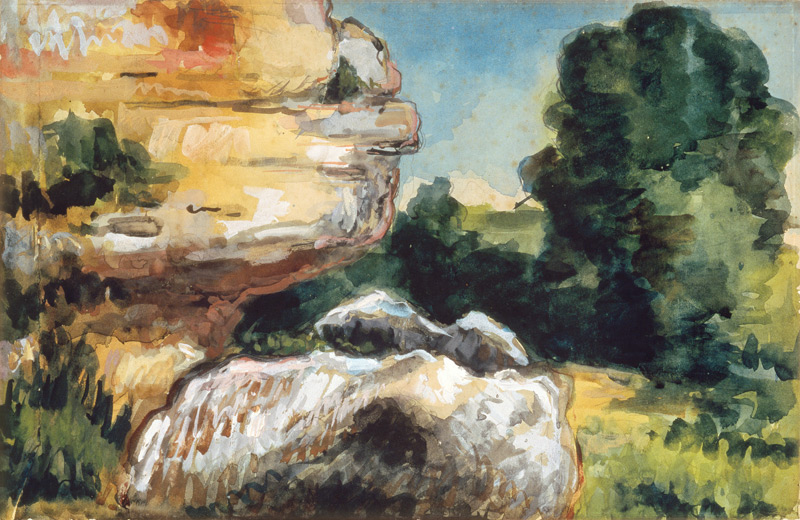 Rocks de Paul Cézanne