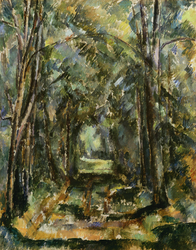 Avenue at Chantilly de Paul Cézanne