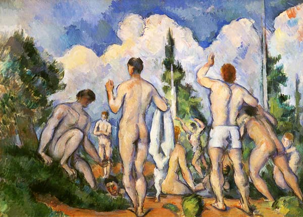 Taking a bath de Paul Cézanne