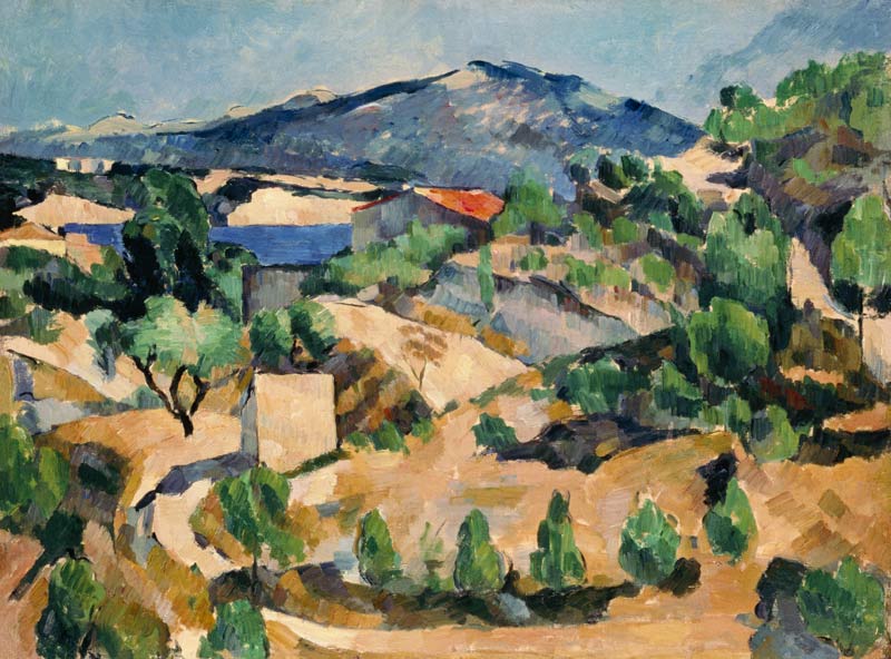 Hold in the French Provence de Paul Cézanne