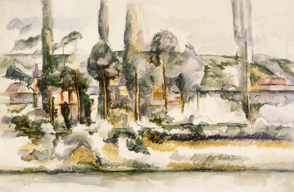 Chateau de Medan de Paul Cézanne