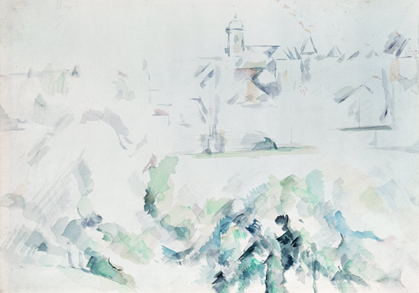 Churches and Trees de Paul Cézanne
