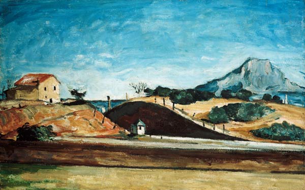The train by sting de Paul Cézanne