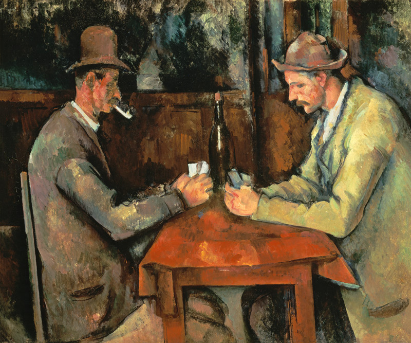 The card-players de Paul Cézanne