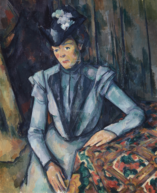 Lady in blue (Madame Cézanne) de Paul Cézanne
