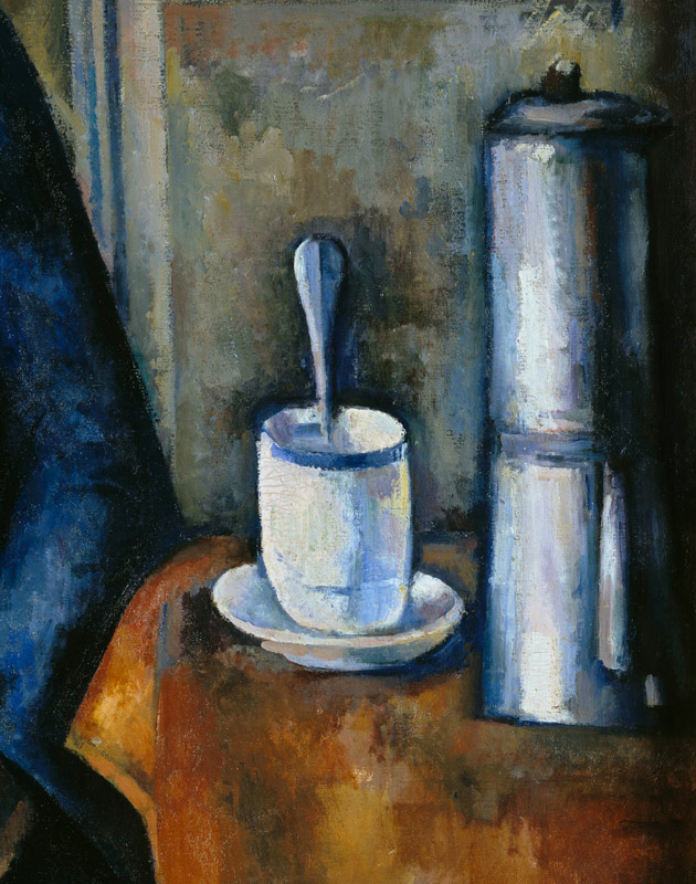 Woman with coffee pot de Paul Cézanne