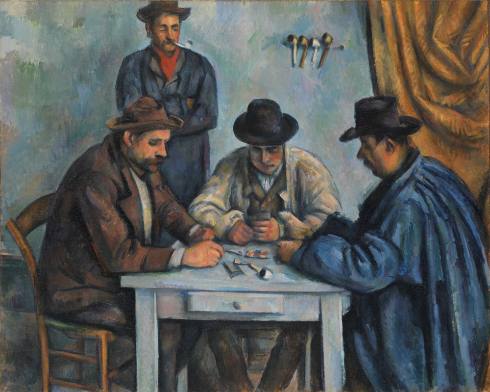 Die Kartenspieler de Paul Cézanne