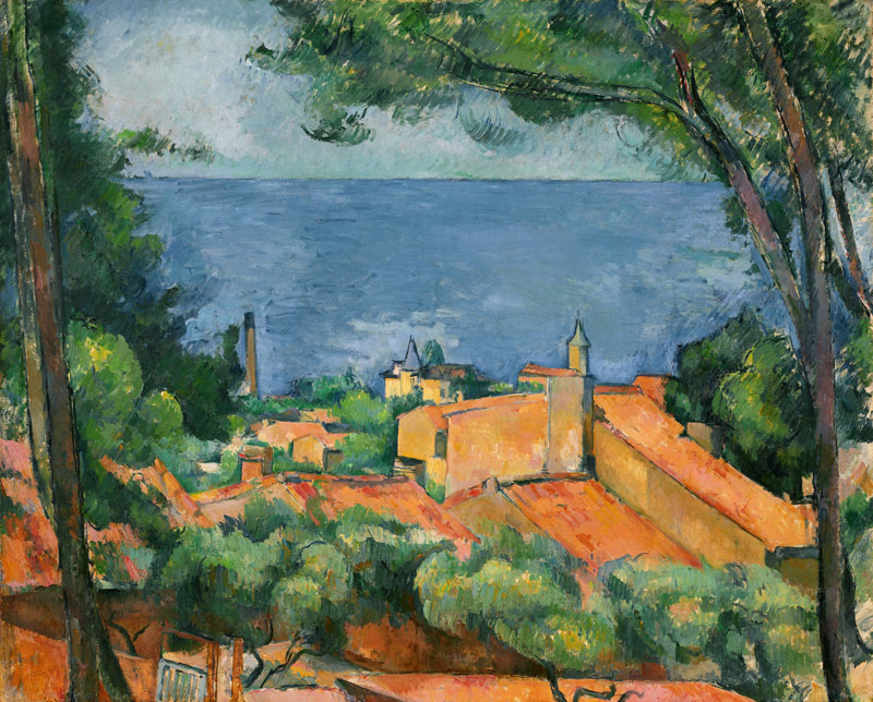 The bay of Estaque de Paul Cézanne