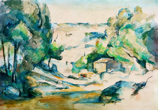 Landscape in the Provence de Paul Cézanne
