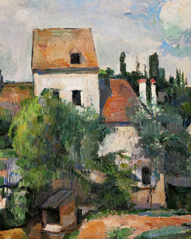 Moulin de la Couleuvre at Pontoise (detail of 32401) de Paul Cézanne
