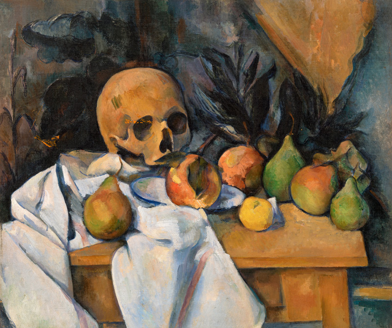 Nature morte au crane de Paul Cézanne