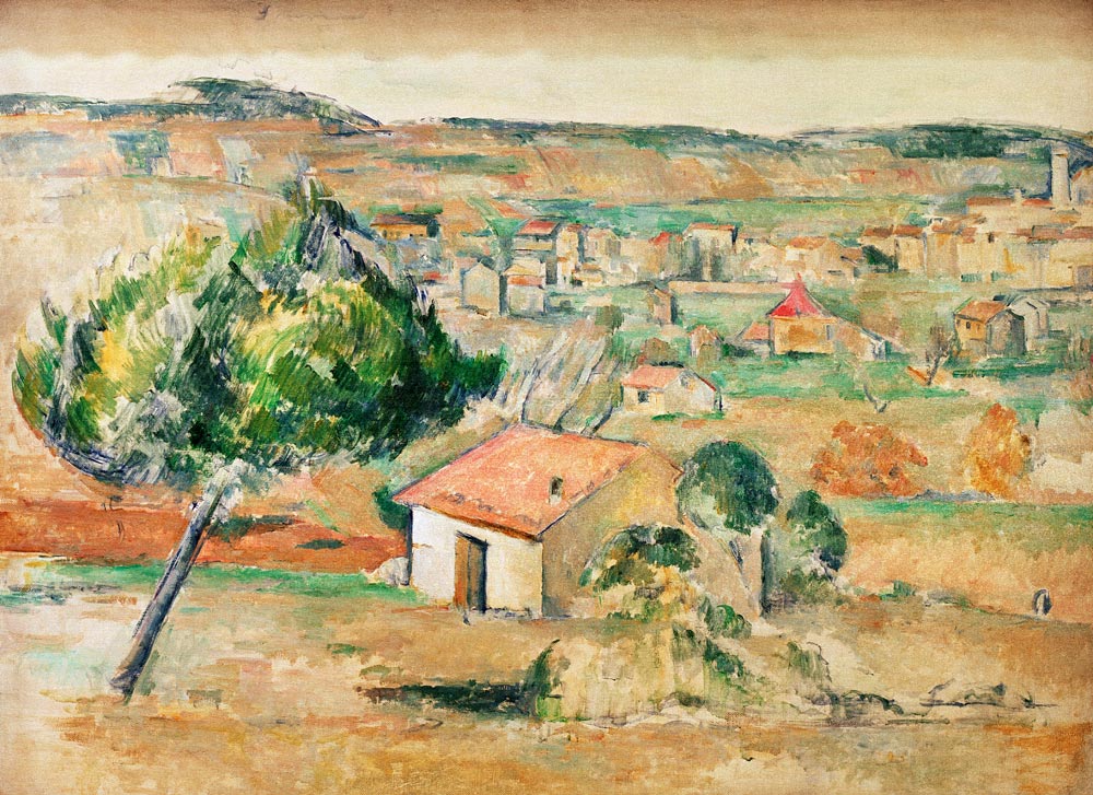 Plaine provencale de Paul Cézanne