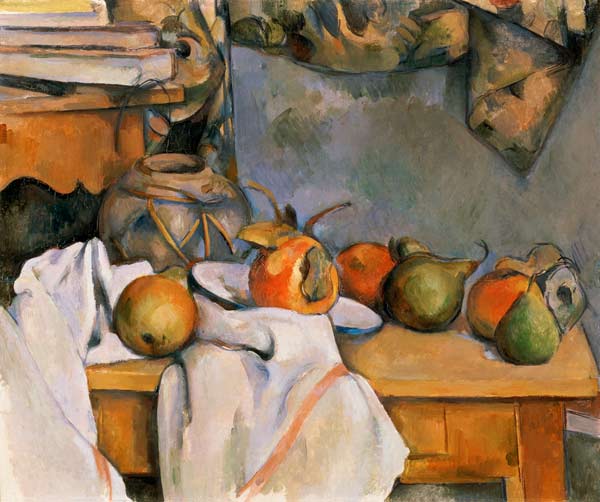 Still life wit.ginger pot de Paul Cézanne