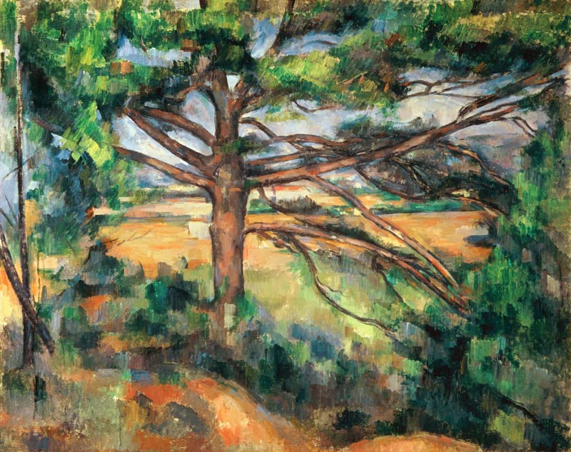 The Large Pine de Paul Cézanne
