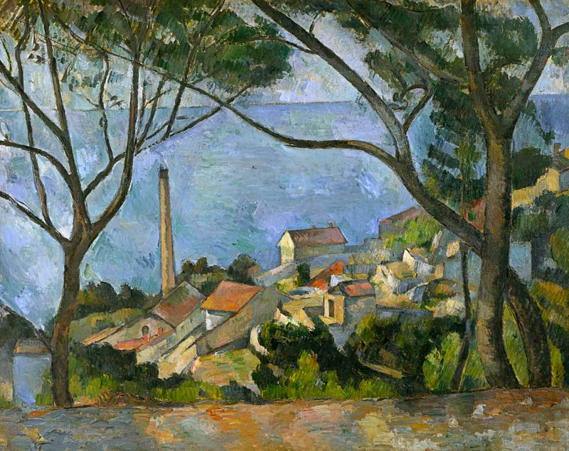The Sea at l'Estaque de Paul Cézanne