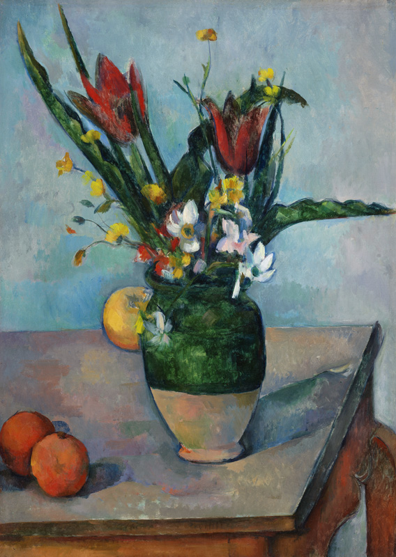 The Vase of Tulips de Paul Cézanne