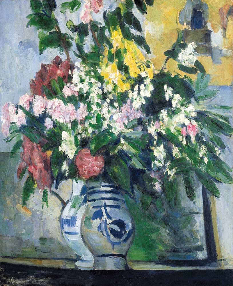 Zwei Vasen mit Blumen de Paul Cézanne