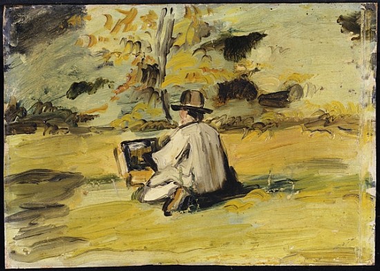 A Painter at Work de Paul Cézanne
