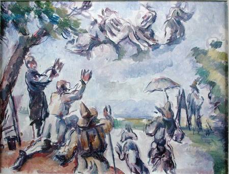 Apotheosis of Delacroix de Paul Cézanne