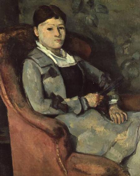 The Artist's Wife in an Armchair de Paul Cézanne