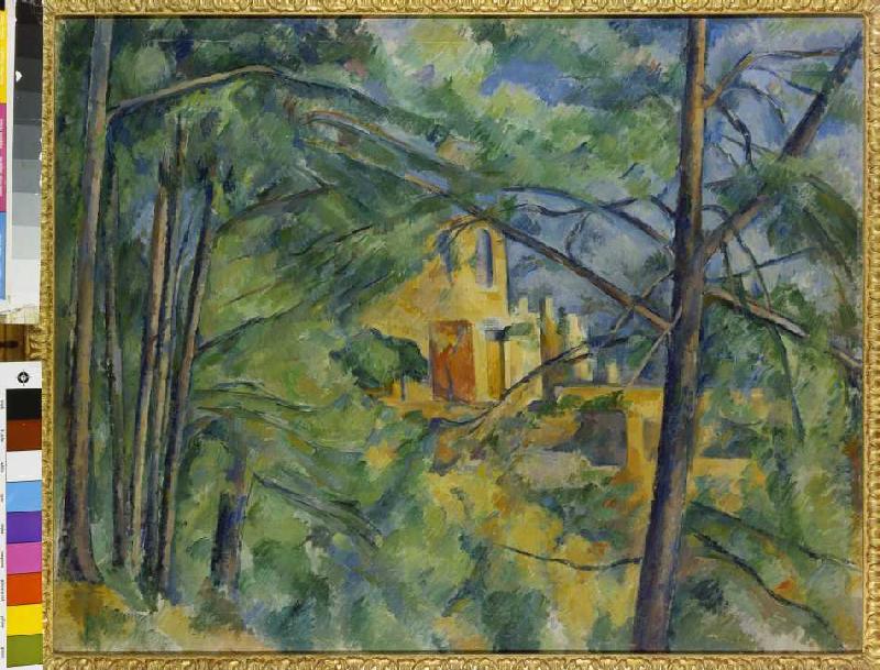 View of the Chateau Noir de Paul Cézanne