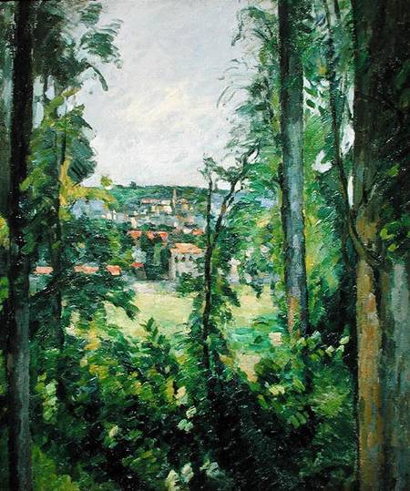 Auvers, View of the Outskirts de Paul Cézanne
