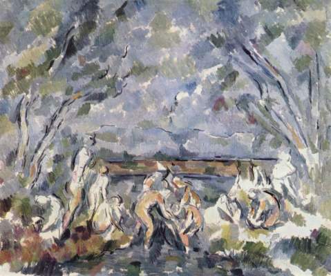 Taking a bath de Paul Cézanne