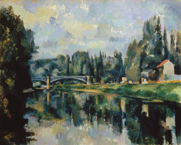 The banks of the Marne de Paul Cézanne