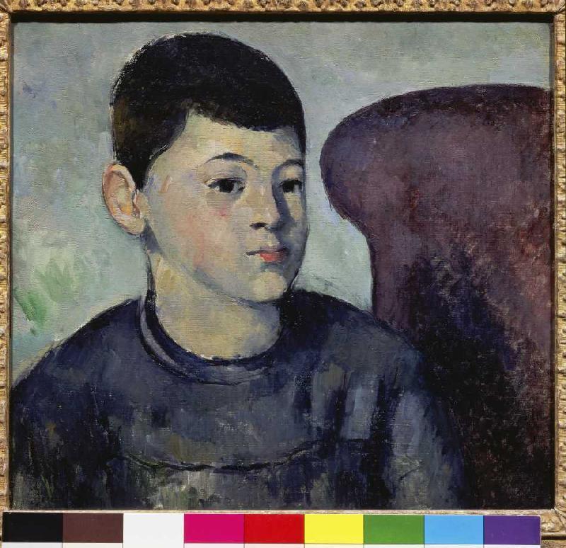 Portrait of the son of the artist. de Paul Cézanne