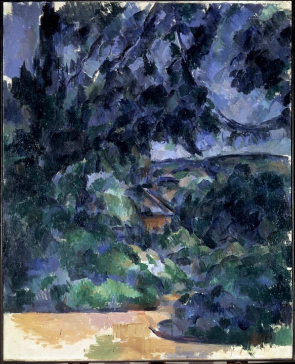 Blue landscape de Paul Cézanne