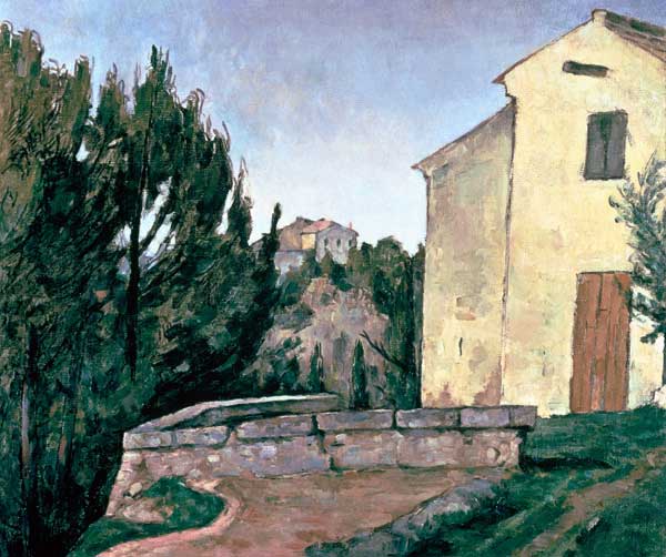 The Abandoned House at Tholonet de Paul Cézanne