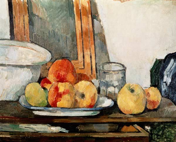 Still life with open drawer de Paul Cézanne
