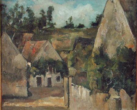 Crossroads at the Rue Remy, Auvers de Paul Cézanne