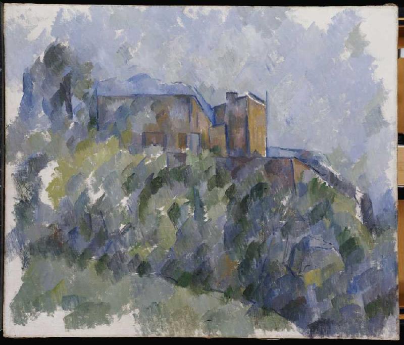 Das schwarze Haus (Le Chateau Noir) de Paul Cézanne