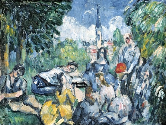 Dejeuner sur l''herbe, 1876-77 de Paul Cézanne