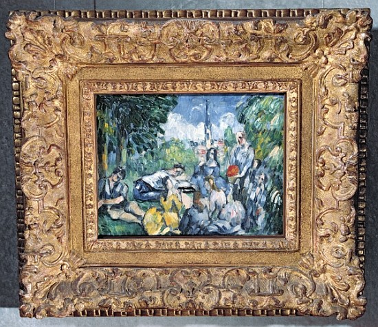 Dejeuner sur l''herbe, 1876-77 de Paul Cézanne