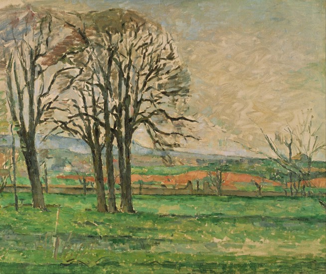 The Bare Trees at Jas de Bouffan de Paul Cézanne