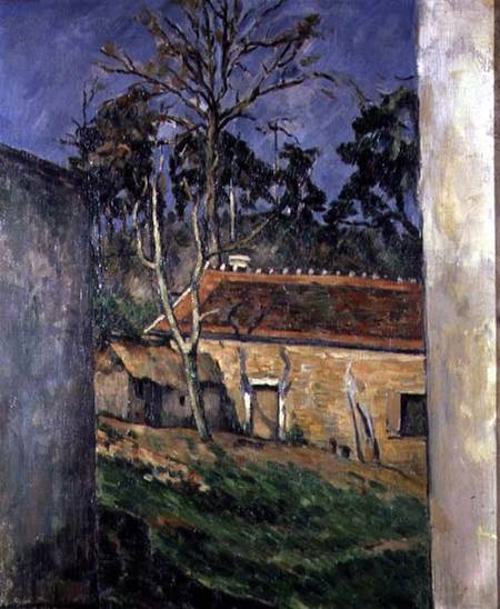 Farmyard at Auvers de Paul Cézanne