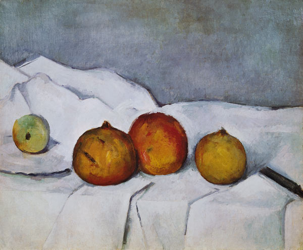 Fruit on a Cloth de Paul Cézanne
