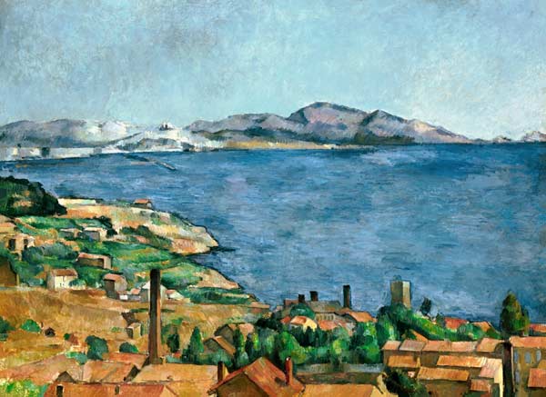 Golfo de Marsella, Vista desde Estaque de Paul Cézanne