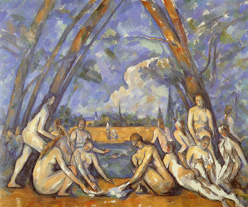 The great bathing (unfinished) de Paul Cézanne