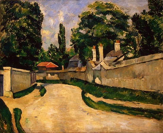 Houses Along a Road, c.1881 de Paul Cézanne