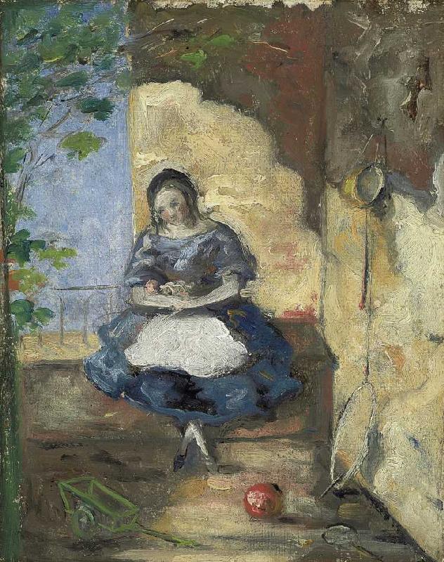 Kleines Mädchen (Fillette) de Paul Cézanne
