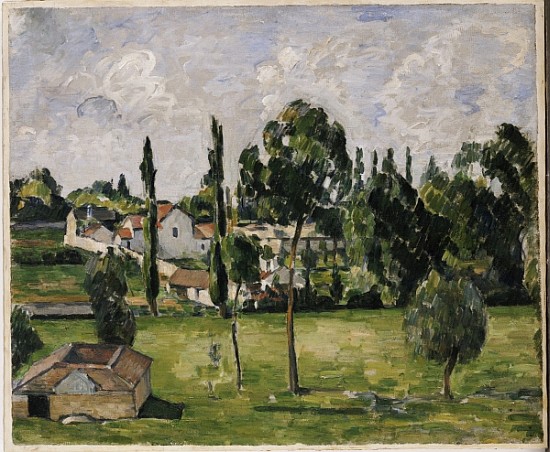 Landscape with Waterline, c.1879 de Paul Cézanne